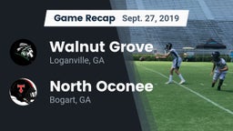 Recap: Walnut Grove  vs. North Oconee  2019