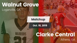 Matchup: Walnut Grove vs. Clarke Central  2019