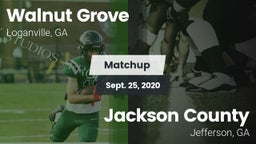 Matchup: Walnut Grove vs. Jackson County  2020