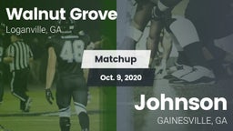 Matchup: Walnut Grove vs. Johnson   2020