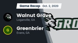 Recap: Walnut Grove  vs. Greenbrier  2020