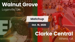 Matchup: Walnut Grove vs. Clarke Central  2020
