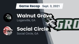 Recap: Walnut Grove  vs. Social Circle  2021