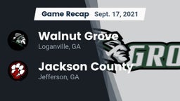 Recap: Walnut Grove  vs. Jackson County  2021
