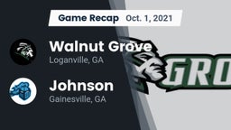 Recap: Walnut Grove  vs. Johnson  2021