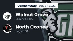 Recap: Walnut Grove  vs. North Oconee  2022