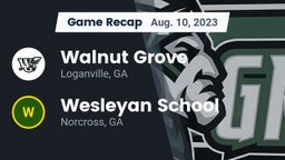Recap: Walnut Grove  vs. Wesleyan School 2023