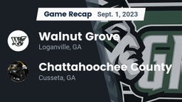 Recap: Walnut Grove  vs. Chattahoochee County  2023