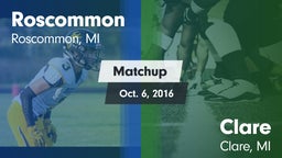 Matchup: Roscommon vs. Clare  2016