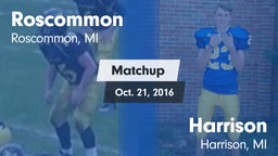 Matchup: Roscommon vs. Harrison  2016