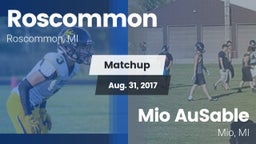 Matchup: Roscommon vs. Mio AuSable  2017