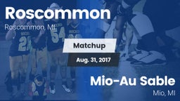 Matchup: Roscommon vs. Mio-Au Sable  2017