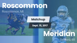 Matchup: Roscommon vs. Meridian  2017