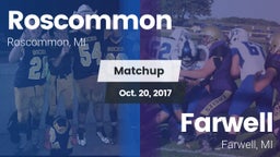 Matchup: Roscommon vs. Farwell  2017