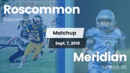 Matchup: Roscommon vs. Meridian  2018