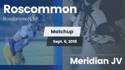 Matchup: Roscommon vs. Meridian  JV 2018