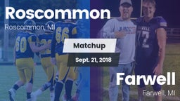 Matchup: Roscommon vs. Farwell  2018