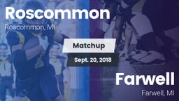 Matchup: Roscommon vs. Farwell  2018