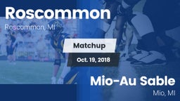 Matchup: Roscommon vs. Mio-Au Sable  2018