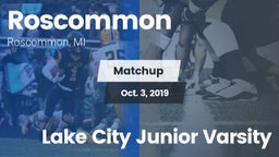 Matchup: Roscommon vs. Lake City Junior Varsity 2019