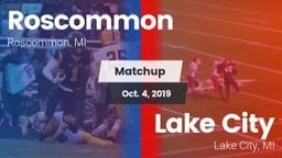 Matchup: Roscommon vs. Lake City  2019