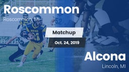 Matchup: Roscommon vs. Alcona  2019
