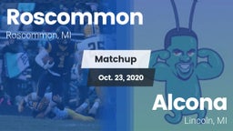 Matchup: Roscommon vs. Alcona  2020