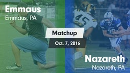 Matchup: Emmaus vs. Nazareth  2016