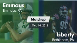 Matchup: Emmaus vs. Liberty  2016