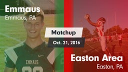 Matchup: Emmaus vs. Easton Area  2016