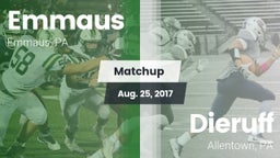 Matchup: Emmaus vs. Dieruff  2017