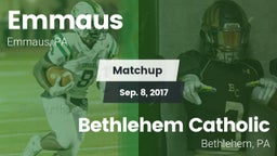 Matchup: Emmaus vs. Bethlehem Catholic  2017