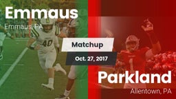 Matchup: Emmaus vs. Parkland  2017