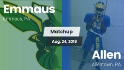 Matchup: Emmaus vs. Allen  2018