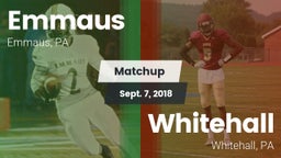 Matchup: Emmaus vs. Whitehall  2018