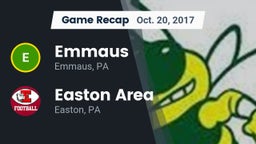 Recap: Emmaus  vs. Easton Area  2017