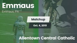 Matchup: Emmaus vs. Allentown Central Catholic  2019