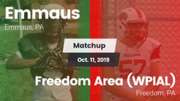 Matchup: Emmaus vs. Freedom Area  (WPIAL) 2019