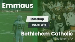 Matchup: Emmaus vs. Bethlehem Catholic  2019