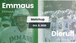 Matchup: Emmaus vs. Dieruff  2020