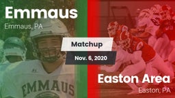 Matchup: Emmaus vs. Easton Area  2020