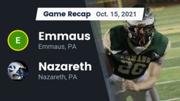 Recap: Emmaus  vs. Nazareth  2021