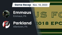 Recap: Emmaus  vs. Parkland  2023