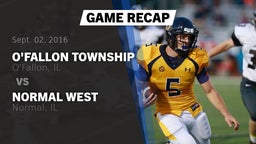 Recap: O'Fallon Township  vs. Normal West  2016