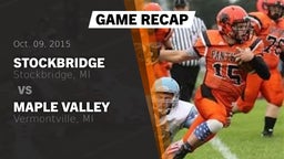 Recap: Stockbridge  vs. Maple Valley  2015