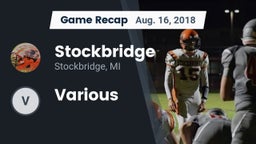 Recap: Stockbridge  vs. Various 2018