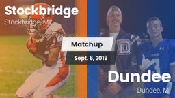Matchup: Stockbridge High vs. Dundee  2019