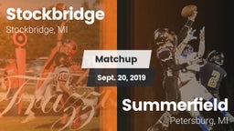 Matchup: Stockbridge High vs. Summerfield  2019