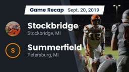 Recap: Stockbridge  vs. Summerfield  2019