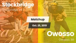 Matchup: Stockbridge High vs. Owosso  2019